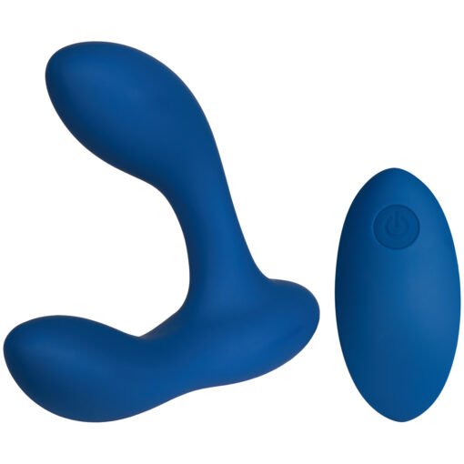 Sinful Comfort Business Blue Opladelig Prostata Vibrator med Fjernbetjening