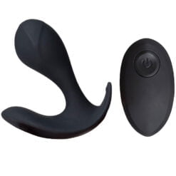 Sinful Opladelig Fjernbetjent Vibrerende Butt Plug - Sort