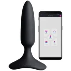 Lovense Hush 2 App-styret Ekstra Lille Butt Plug - Sort