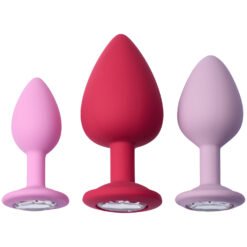 baseks Jewel Butt Plug Trænings Sæt - Rosa