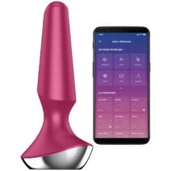 Satisfyer Plug-ilicious 2 Plug Vibrator - Pink