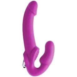Strap U Evoke Strap-on Dildo med Vibrator - Lilla
