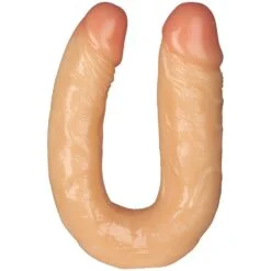 Willie City Klassisk Realistisk Dobbelt Dildo 35,5 cm - Nude