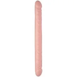 Willie City Realistisk 2-Way Dobbelt Dildo 43 cm - Nude